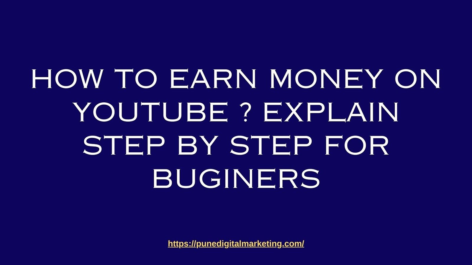 How to earn money on YouTube?